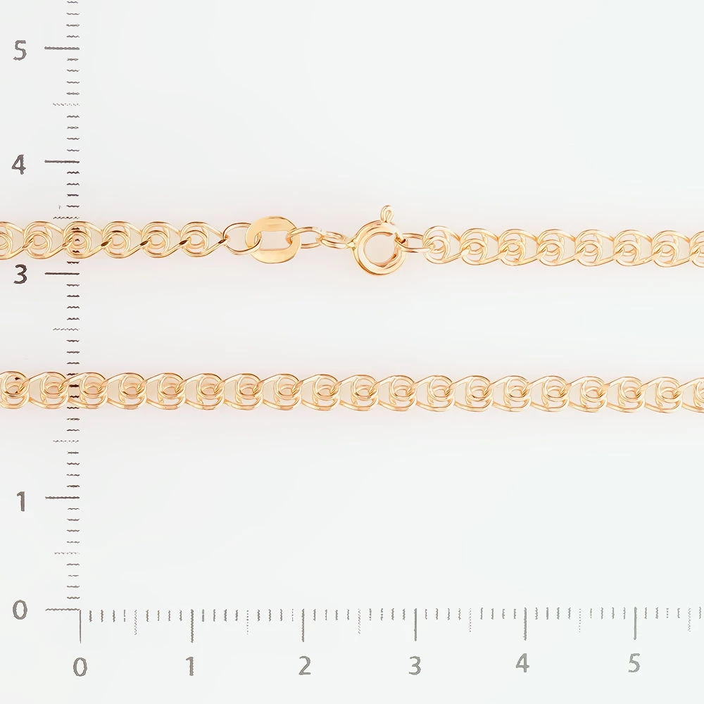 Цепь из красного золота 585 пробы