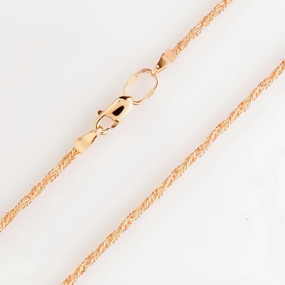 Цепь из красного золота 585 пробы