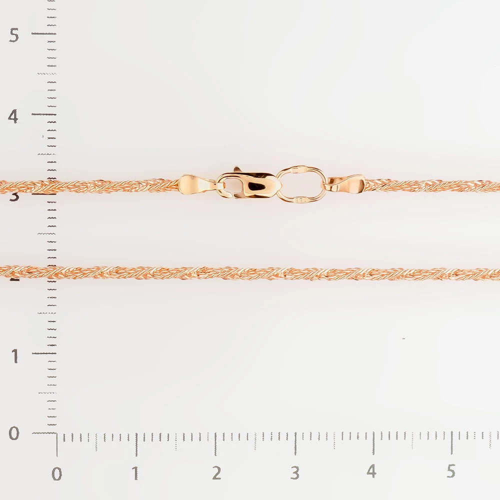 Цепь из красного золота 585 пробы