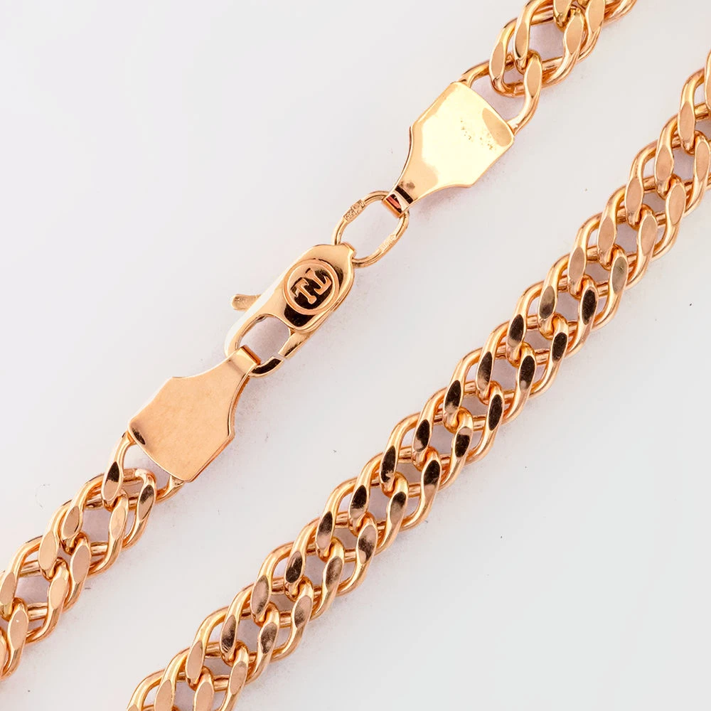 Цепь из красного золота 585 пробы