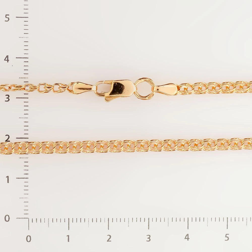 Цепь из красного золота 585 пробы