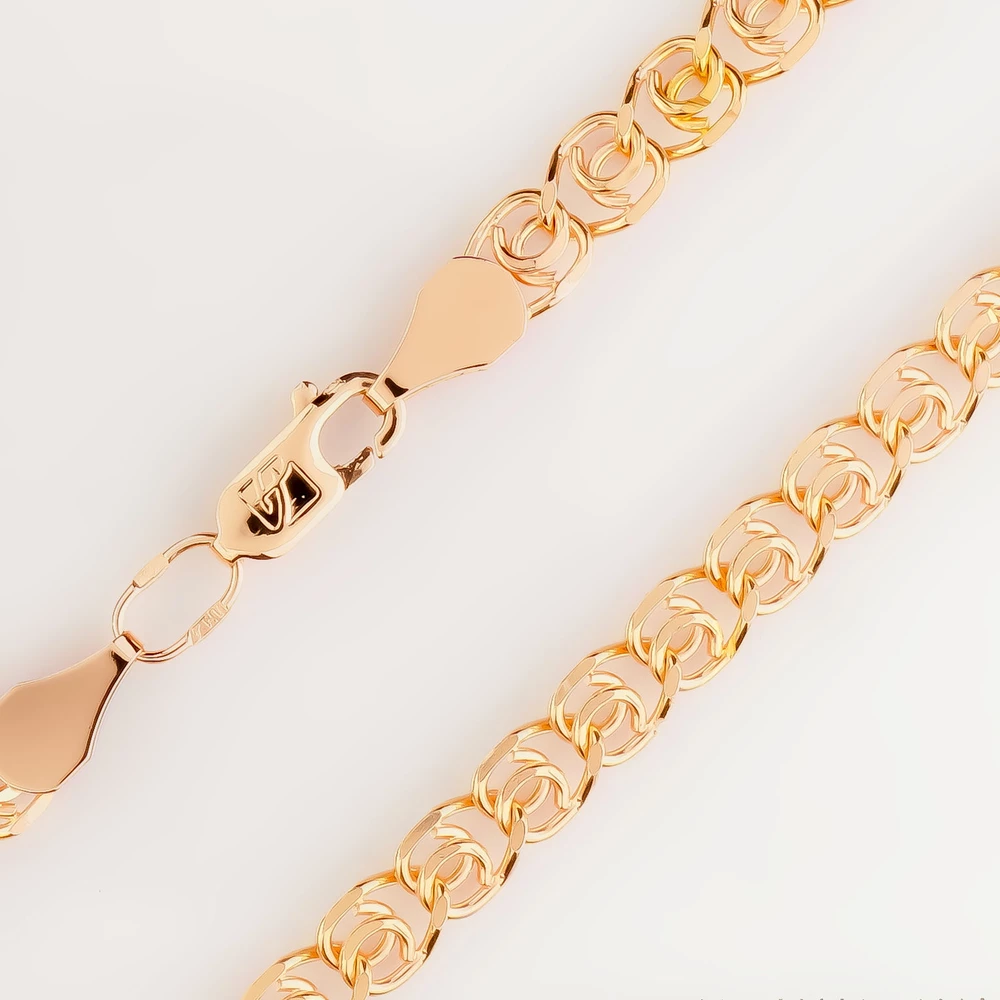 Цепь из красного золота 585 пробы