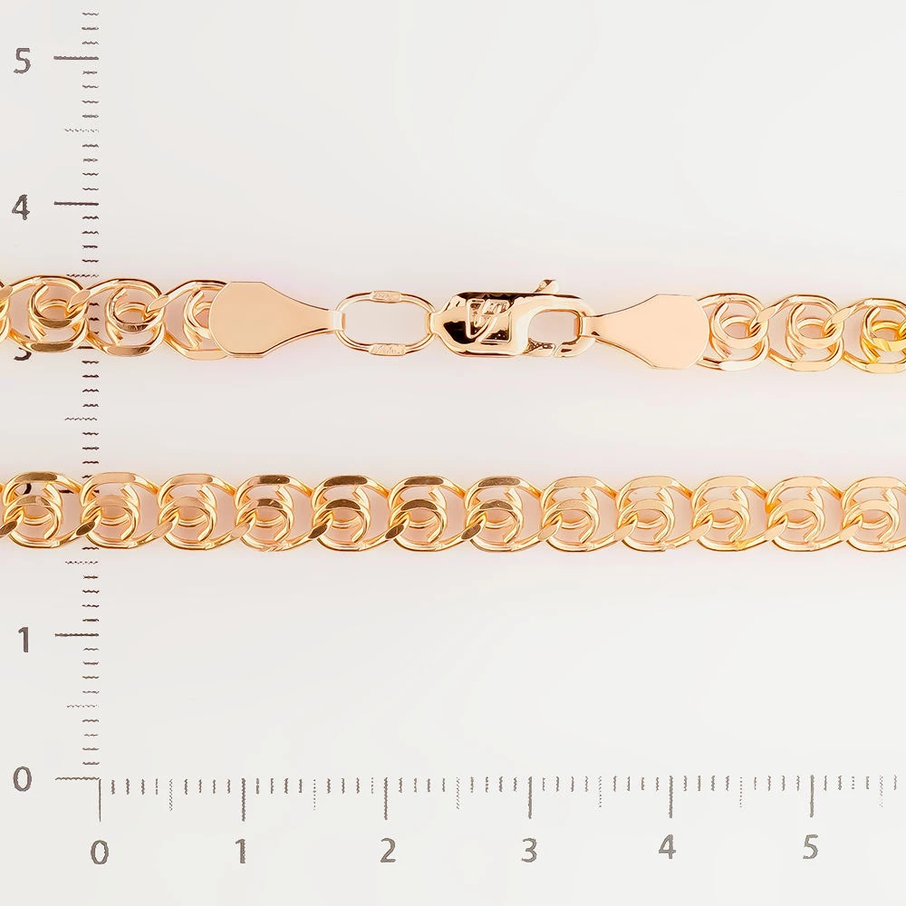 Цепь из красного золота 585 пробы