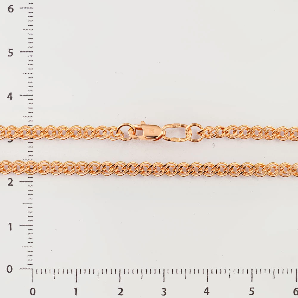 Цепь из красного золота 585 пробы