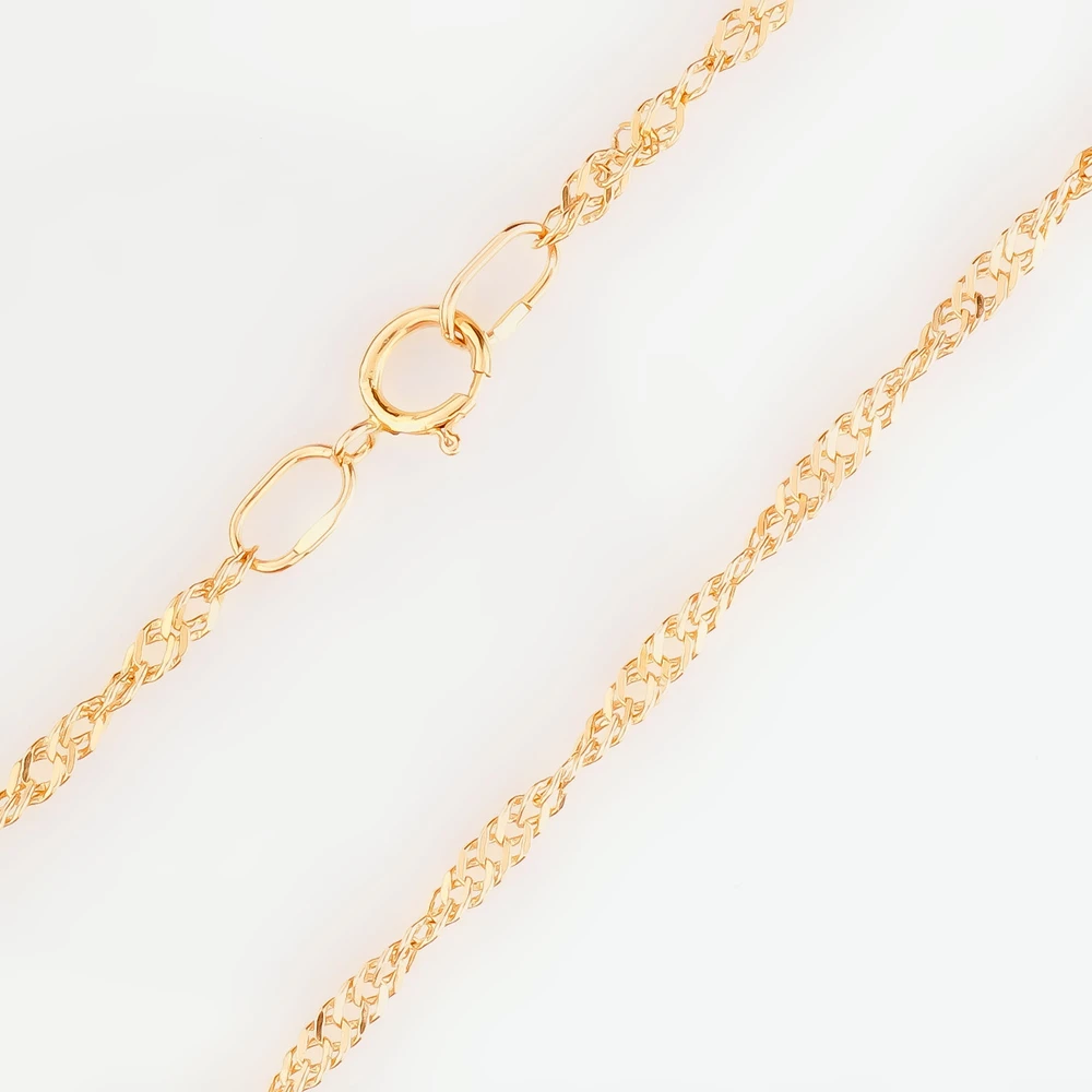 Цепь из красного золота 585 пробы