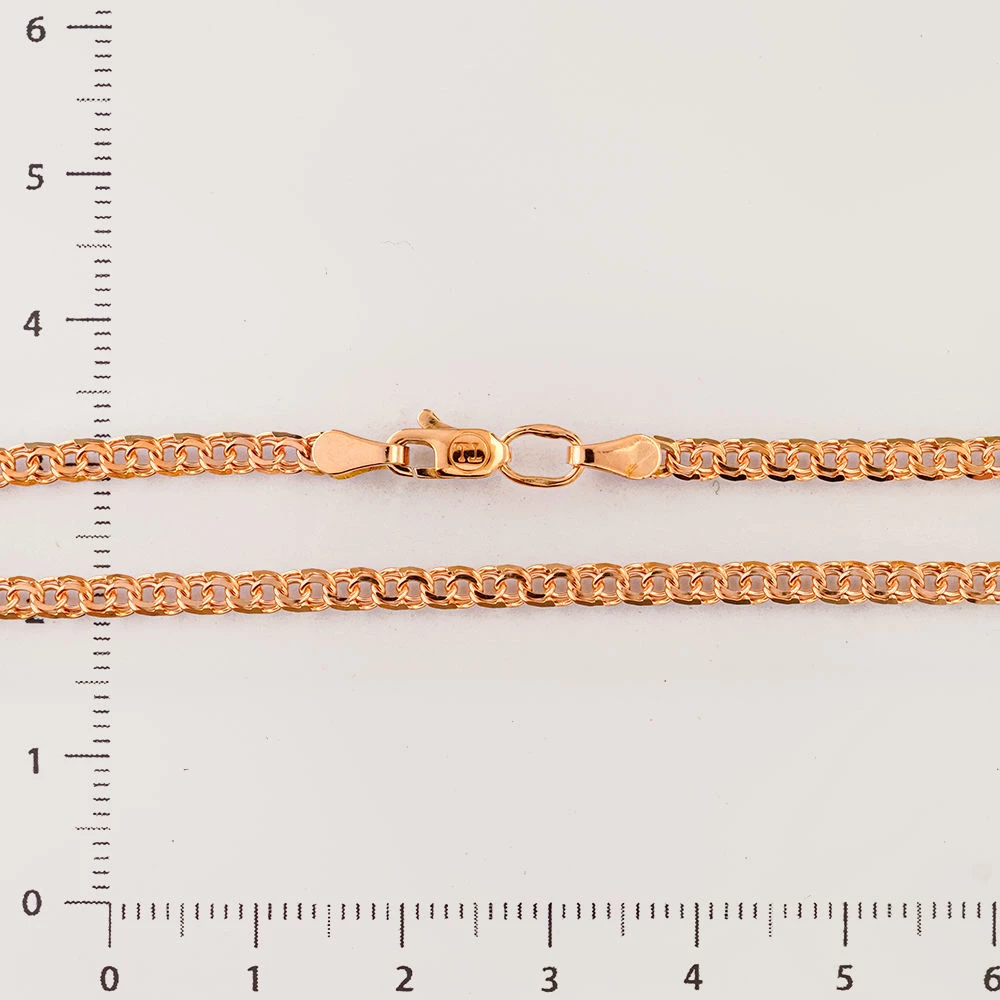 Цепь из красного золота 585 пробы