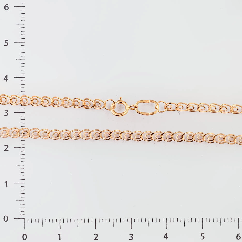 Цепь из красного золота 585 пробы