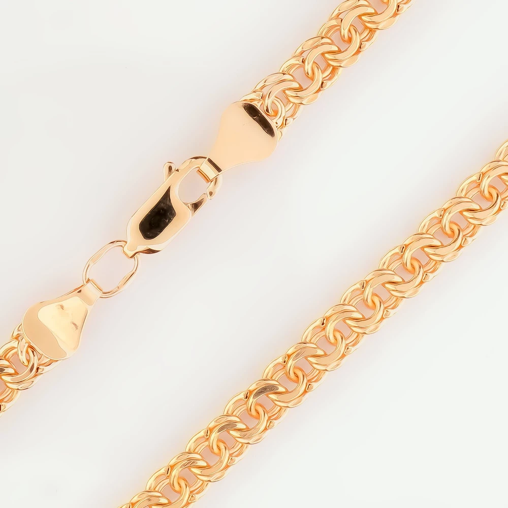 Цепь из красного золота 585 пробы