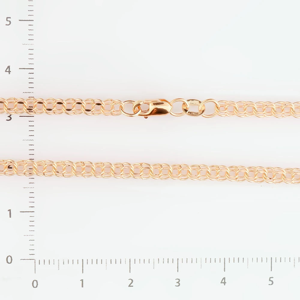 Цепь из красного золота 585 пробы