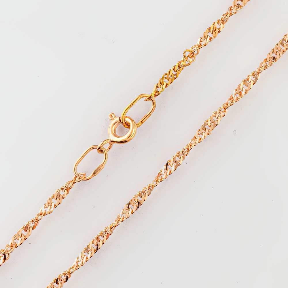 Цепь из красного золота 585 пробы