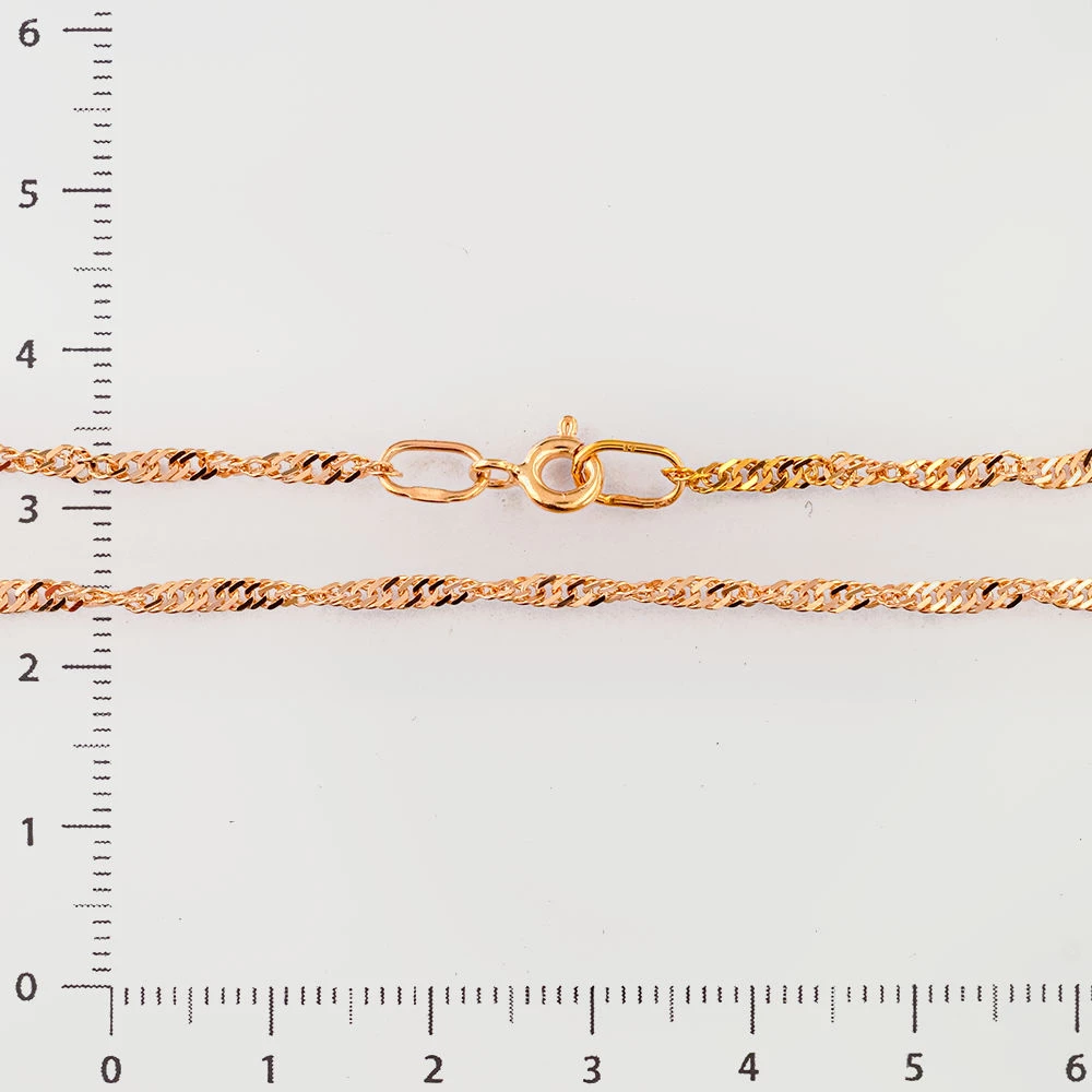 Цепь из красного золота 585 пробы