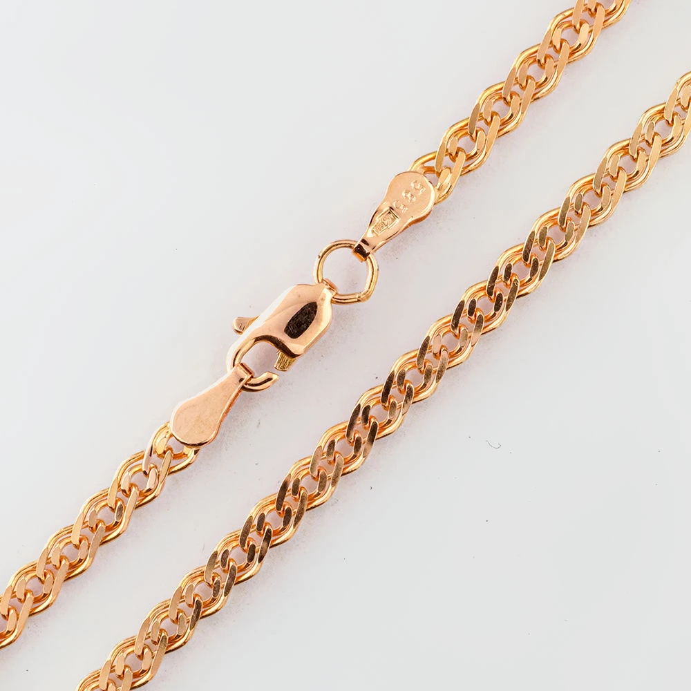 Цепь из красного золота 585 пробы