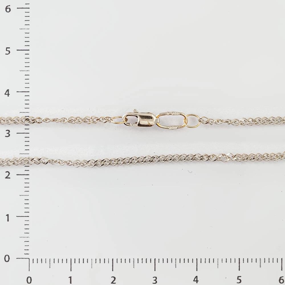 Цепь из белого золота 585 пробы