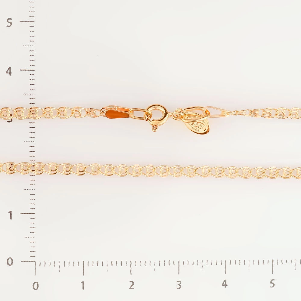 Цепь из красного золота 585 пробы