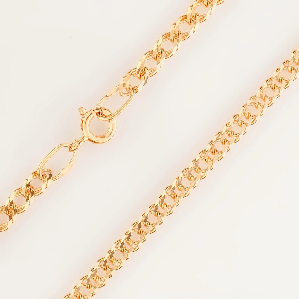 Цепь из красного золота 585 пробы