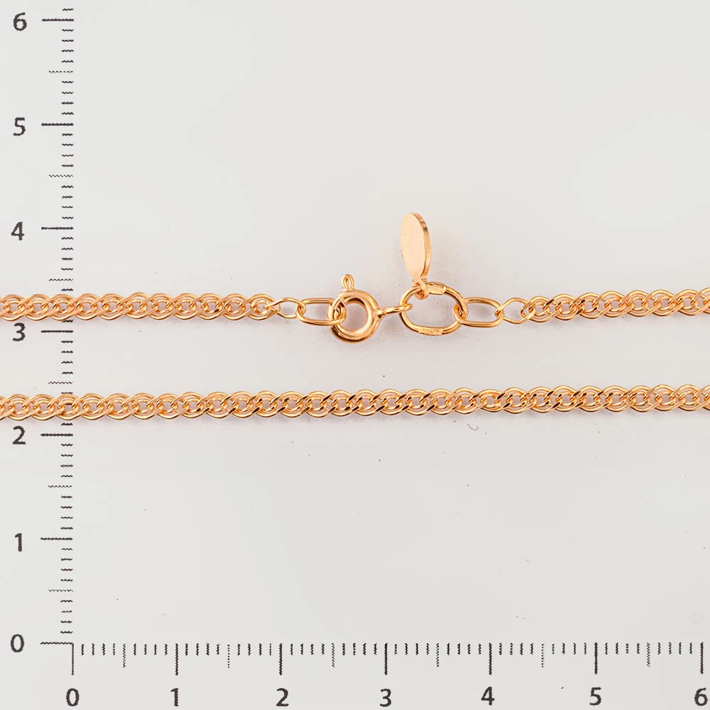 Цепь из красного золота 585 пробы