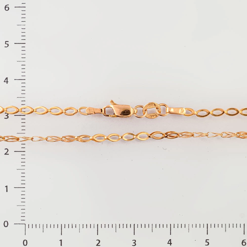 Цепь из красного золота 585 пробы