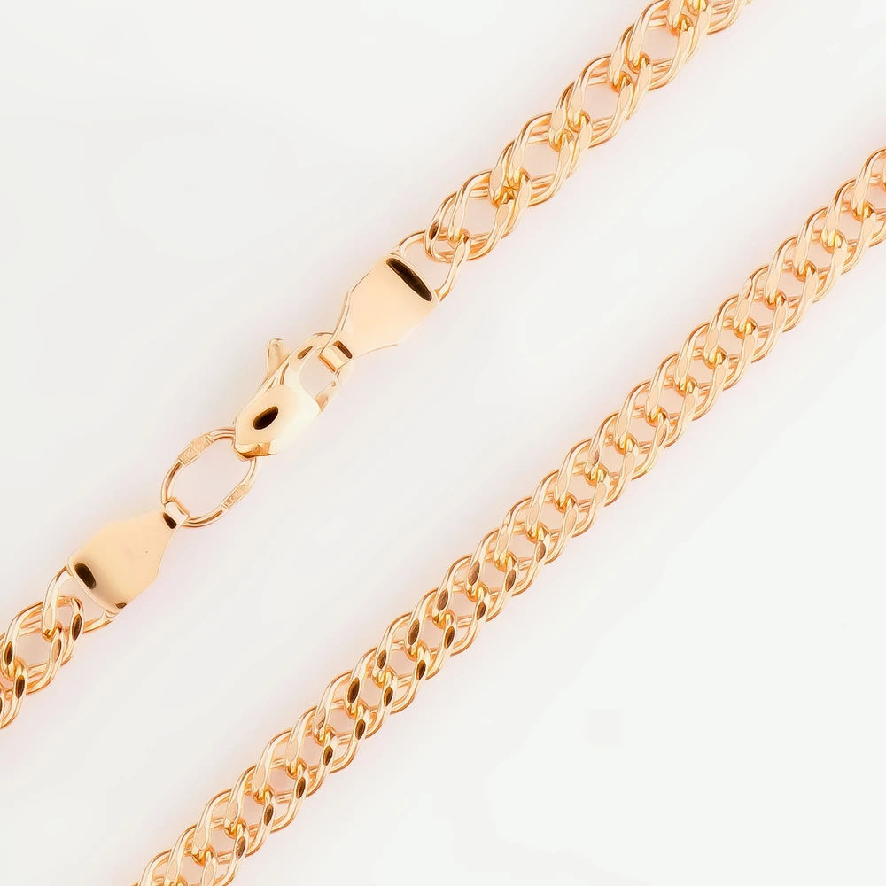 Цепь из красного золота 585 пробы