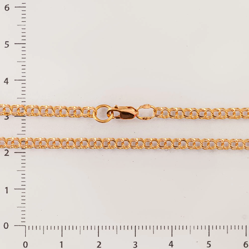 Цепь из красного золота 585 пробы