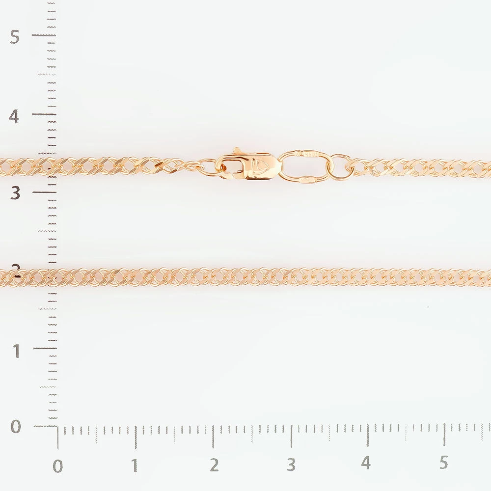 Цепь из красного золота 585 пробы