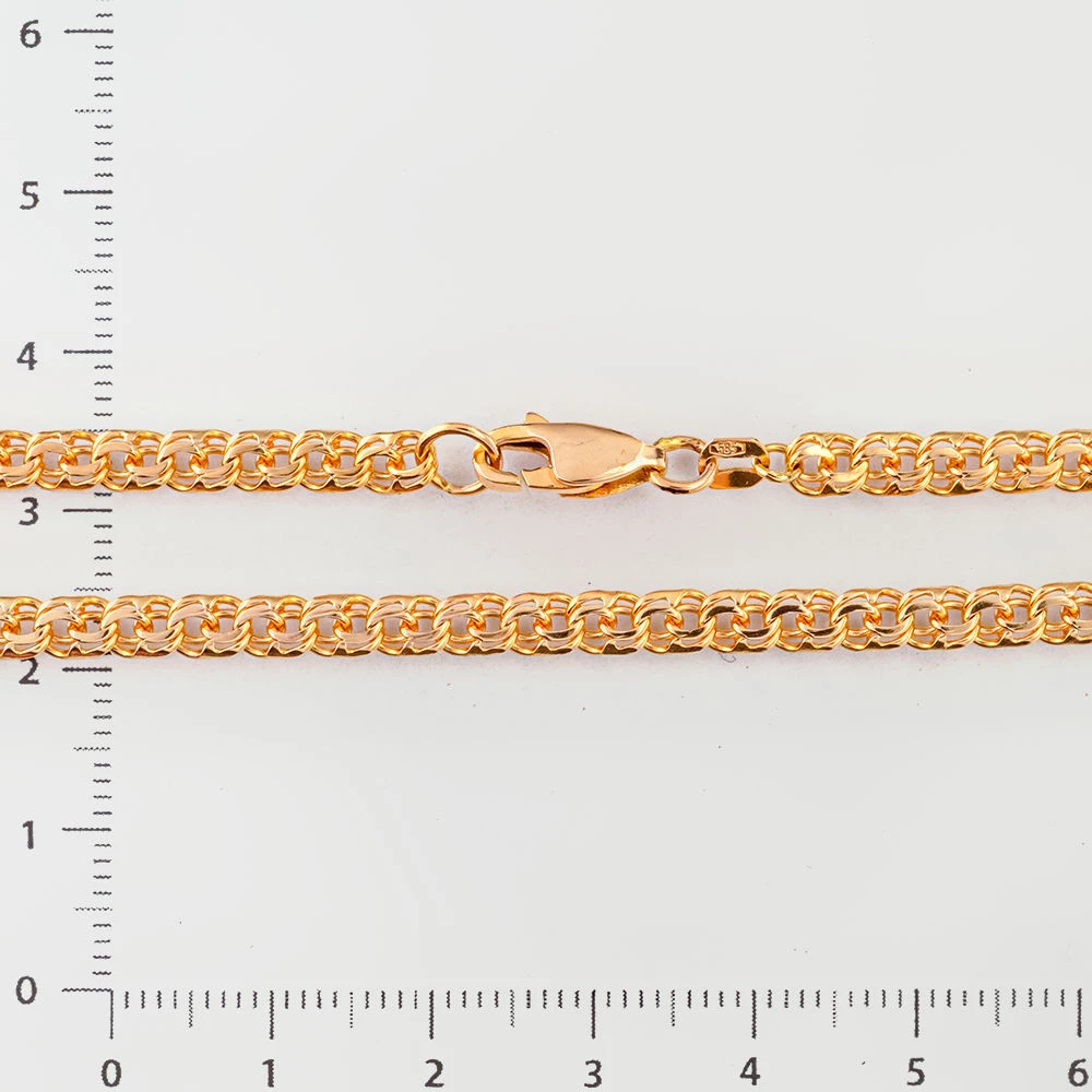 Цепь из красного золота 585 пробы