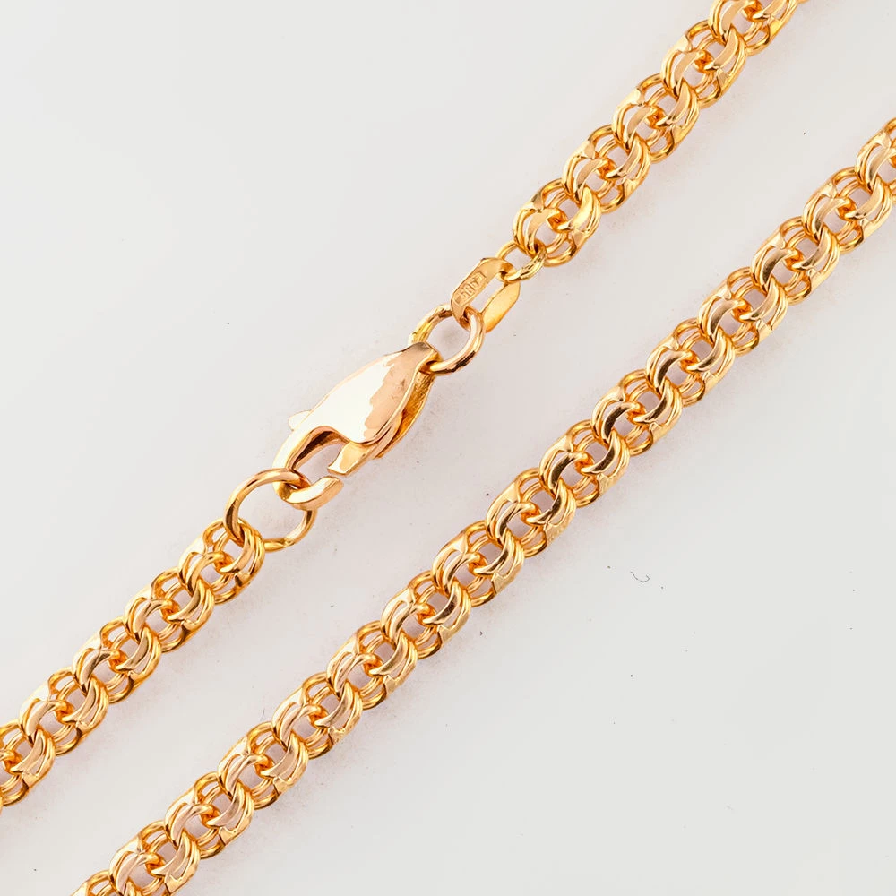 Цепь из красного золота 585 пробы