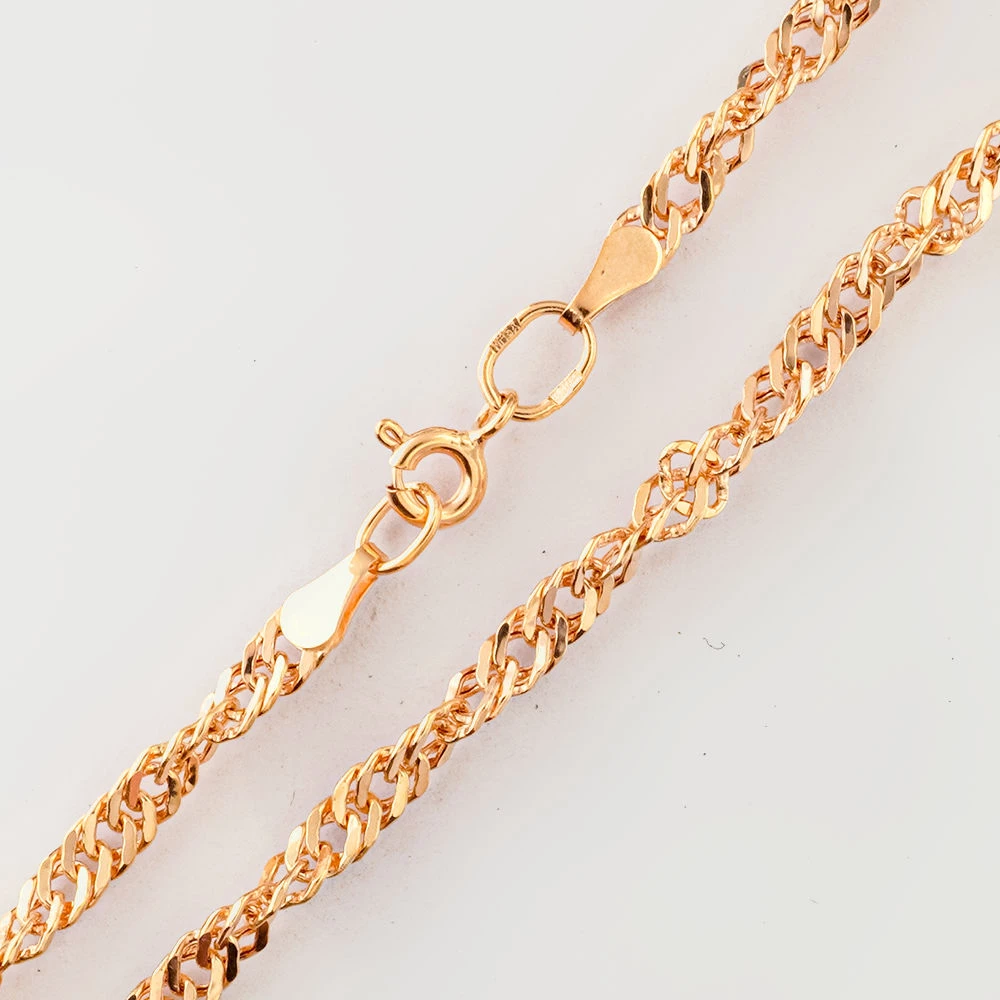 Цепь из красного золота 585 пробы