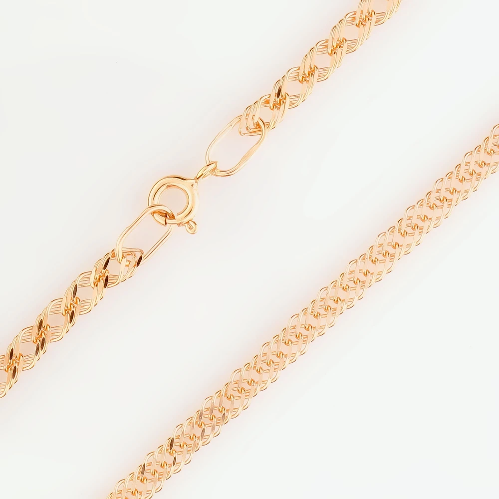 Цепь из красного золота 585 пробы