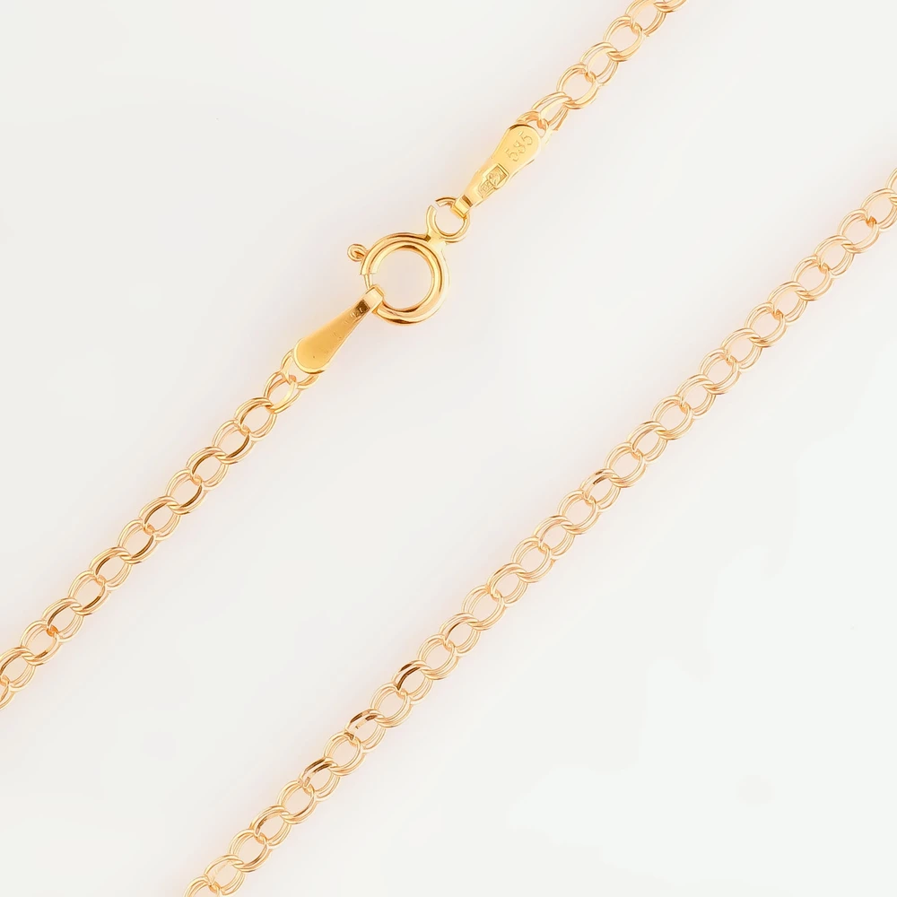 Цепь из красного золота 585 пробы