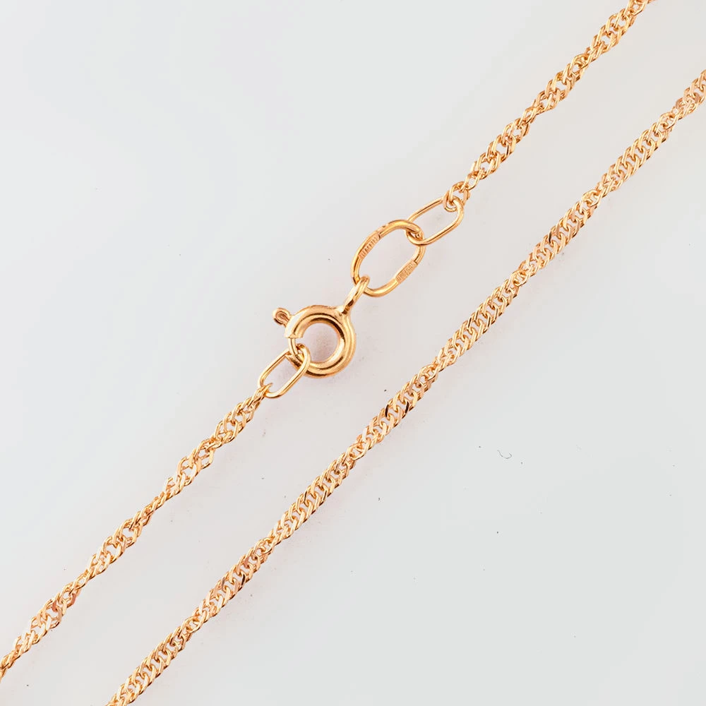 Цепь из красного золота 585 пробы