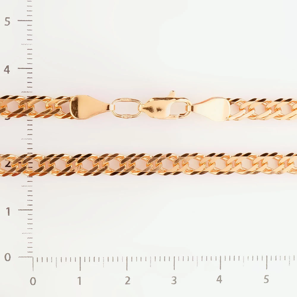 Цепь из красного золота 585 пробы