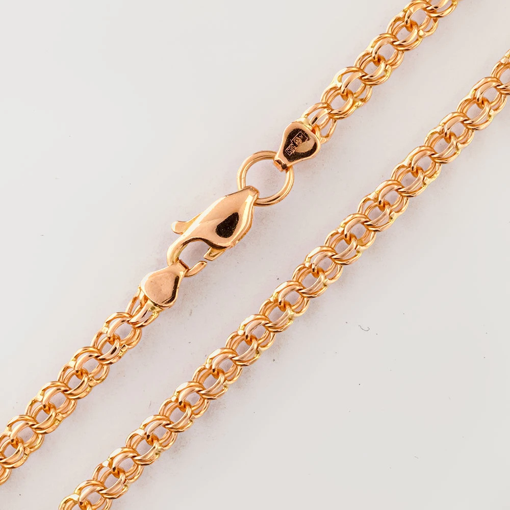 Цепь из красного золота 585 пробы