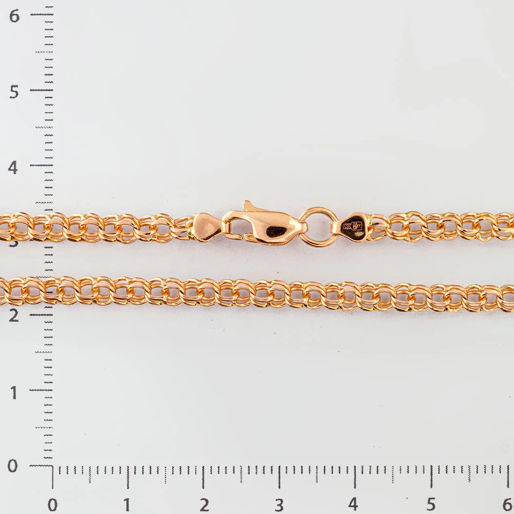 Цепь из красного золота 585 пробы