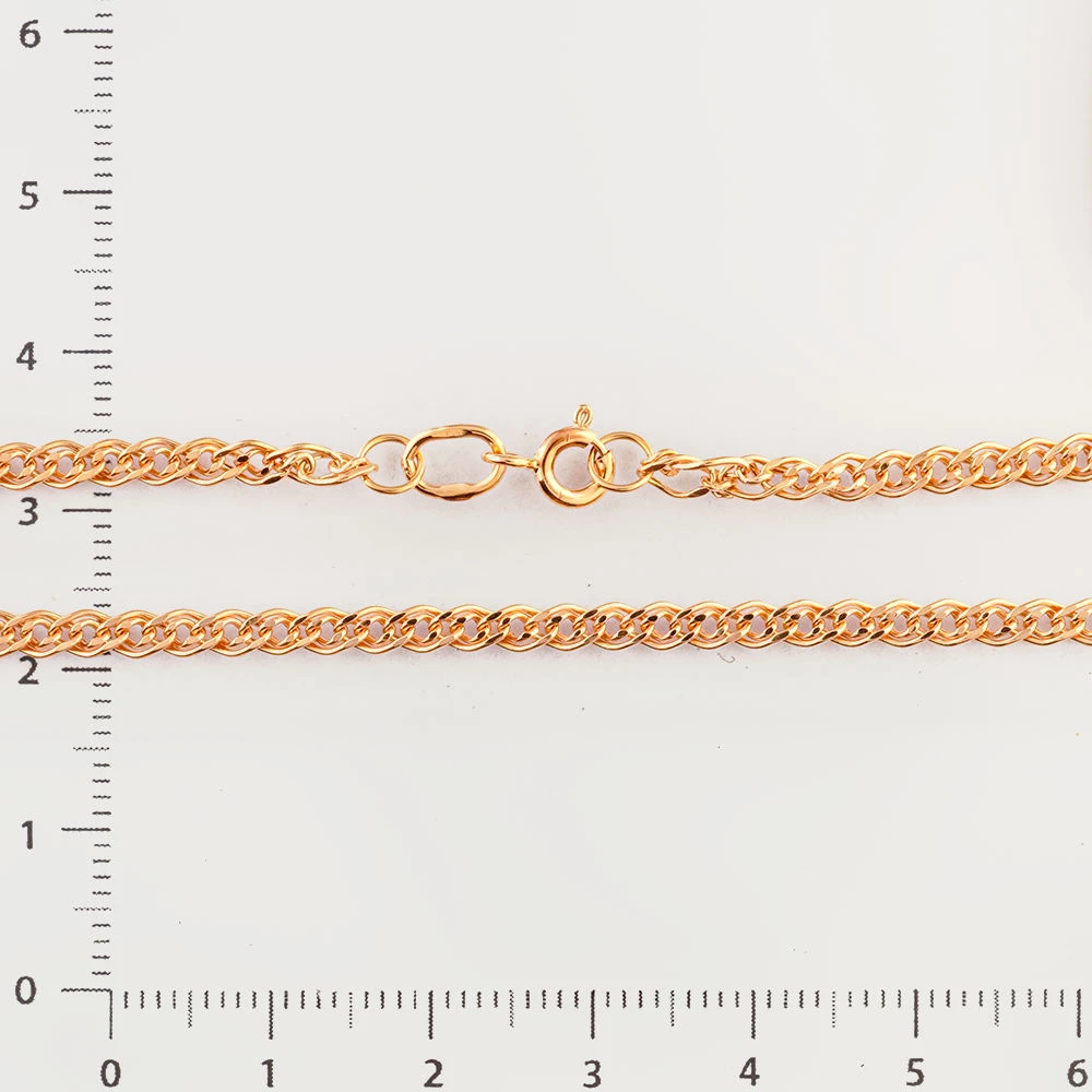Цепь из красного золота 585 пробы