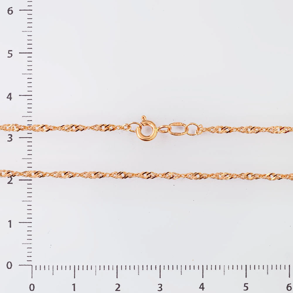 Цепь из красного золота 585 пробы