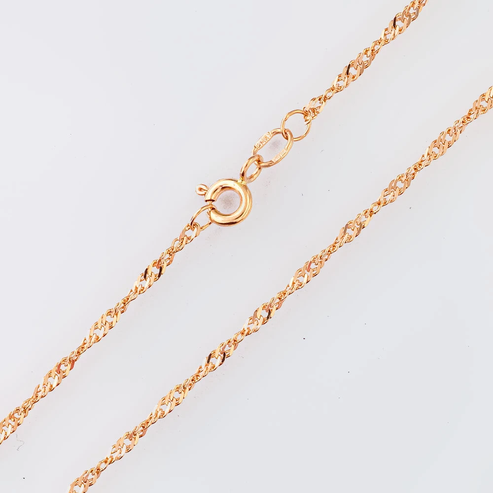 Цепь из красного золота 585 пробы