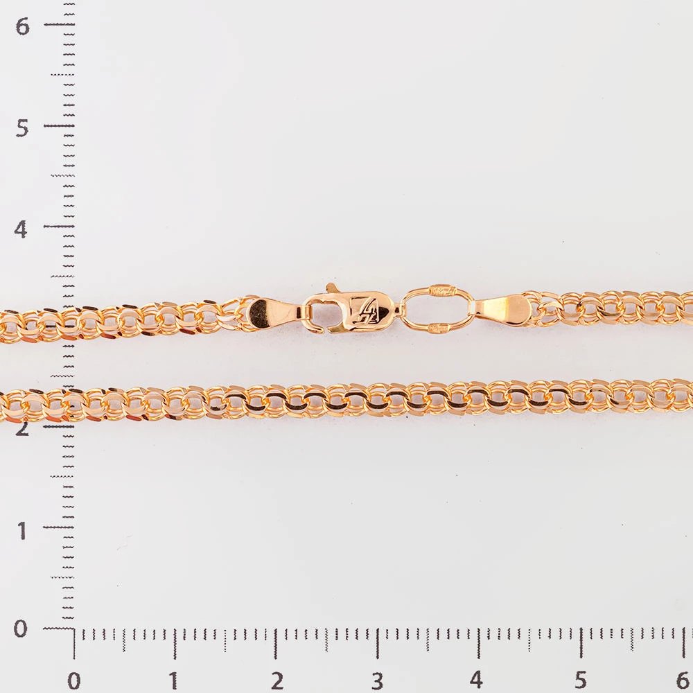 Цепь из красного золота 585 пробы