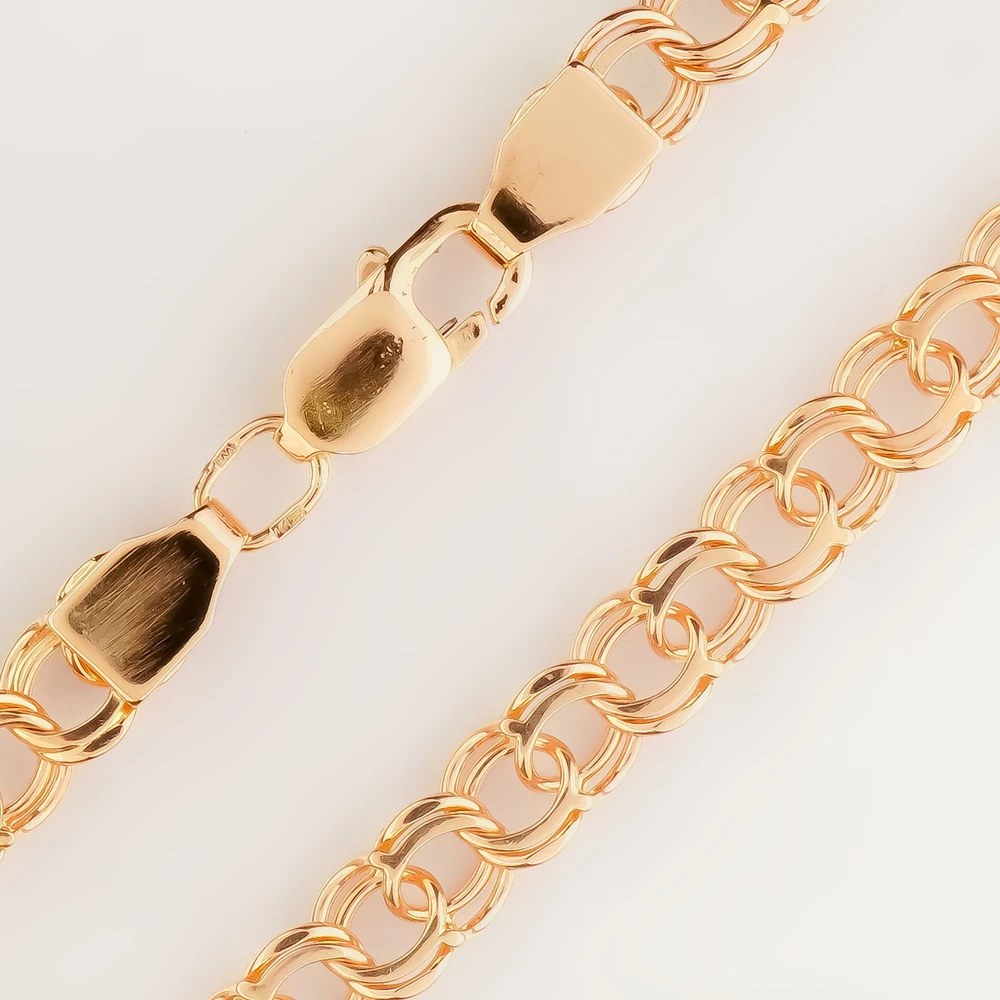 Цепь из красного золота 585 пробы