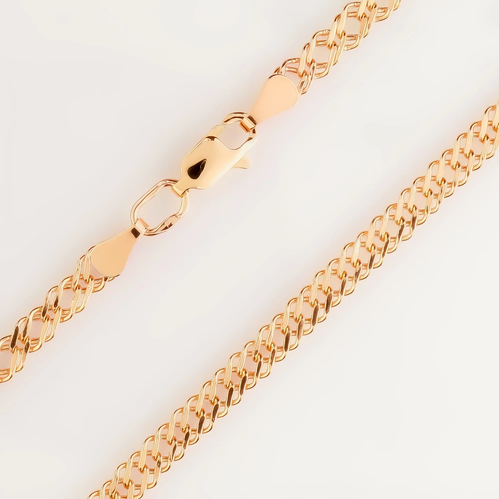 Цепь из красного золота 585 пробы