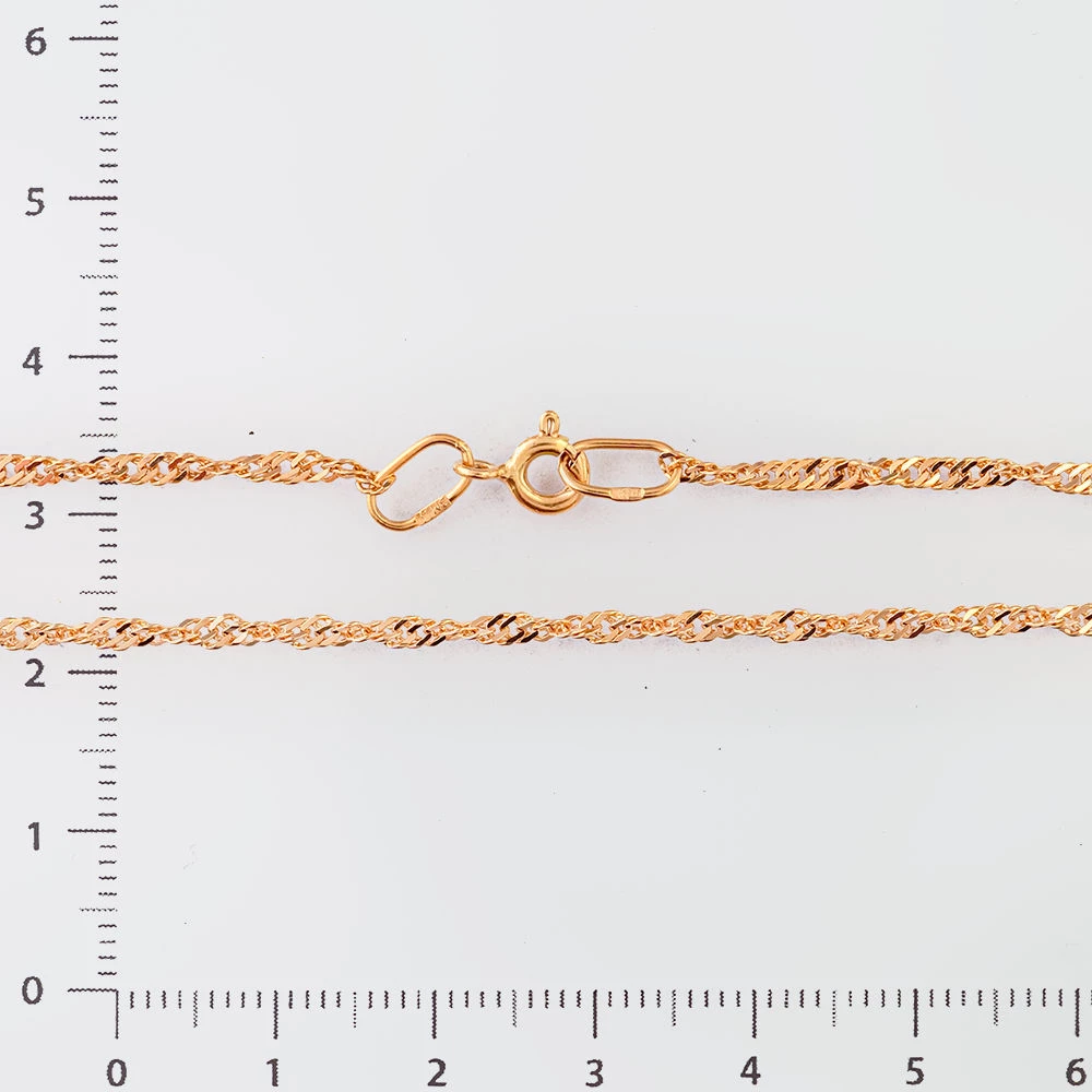 Цепь из красного золота 585 пробы