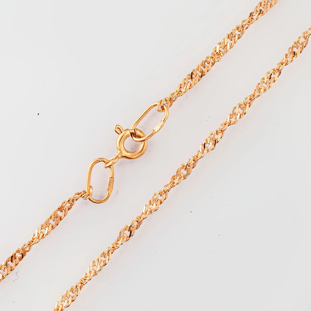 Цепь из красного золота 585 пробы