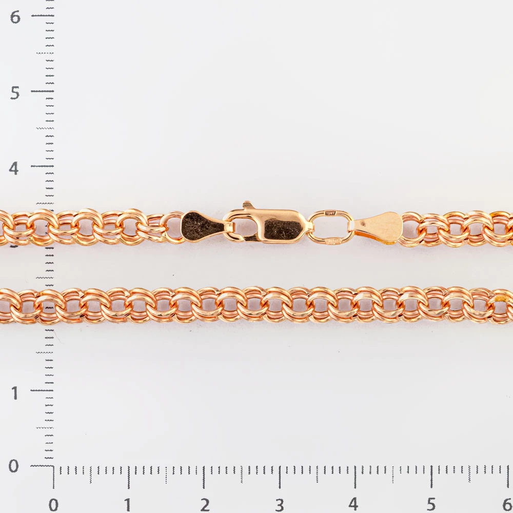 Цепь из красного золота 585 пробы