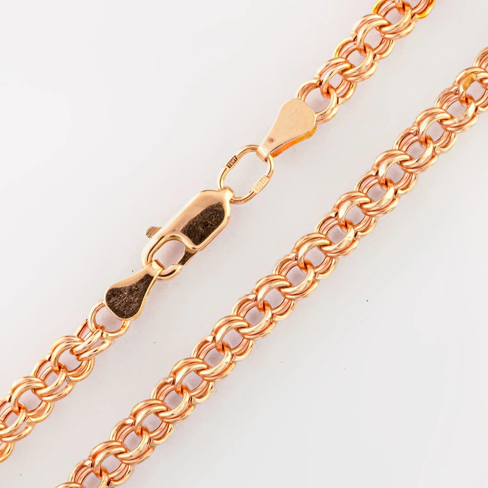 Цепь из красного золота 585 пробы