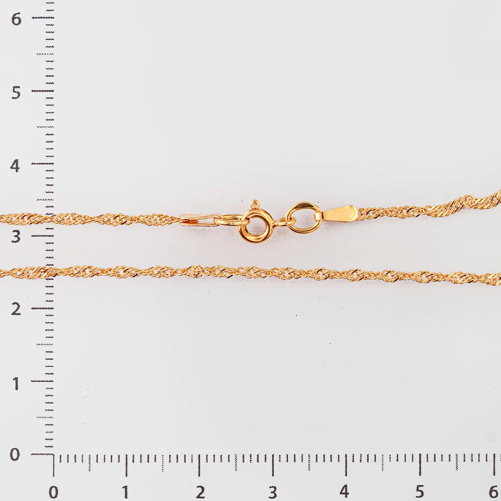 Цепь из красного золота 585 пробы