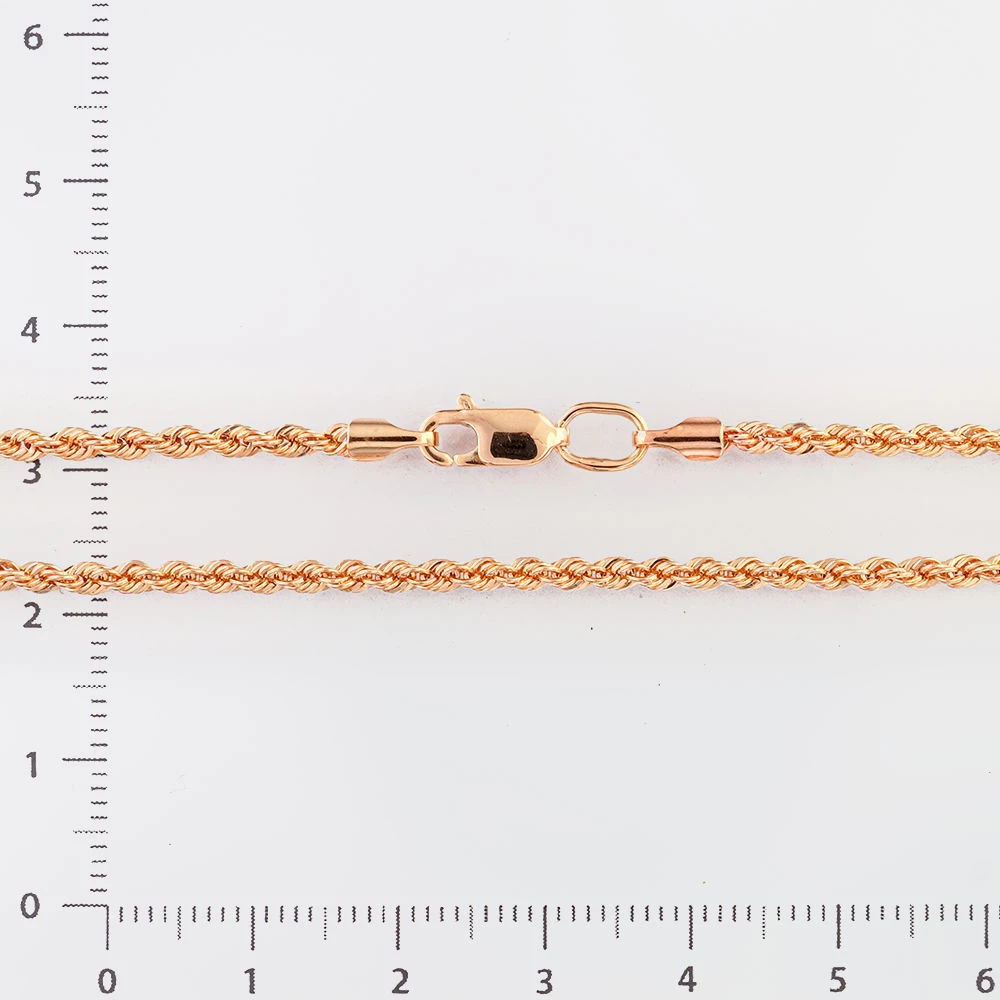 Цепь из красного золота 585 пробы