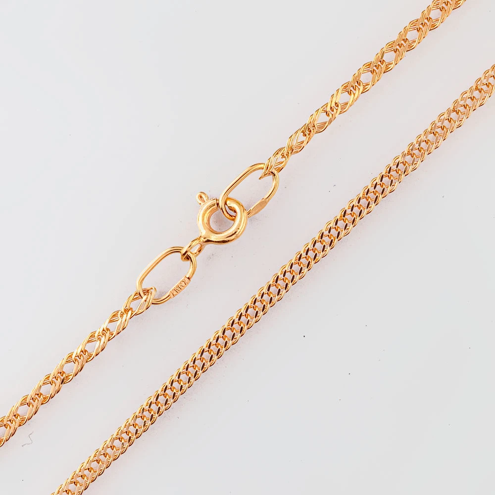 Цепь из красного золота 585 пробы