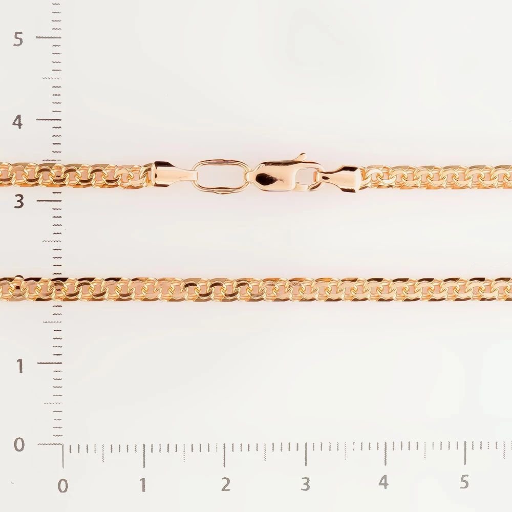 Цепь из красного золота 585 пробы