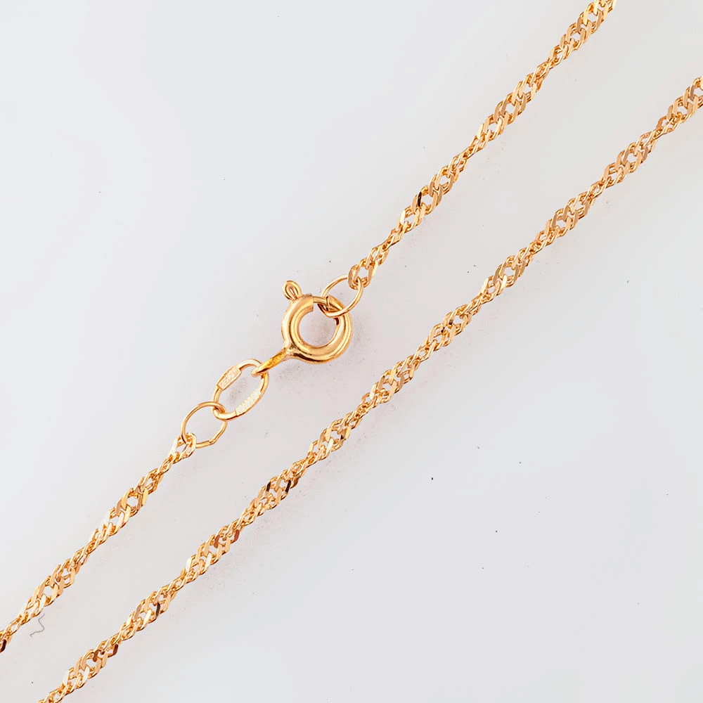 Цепь из красного золота 585 пробы