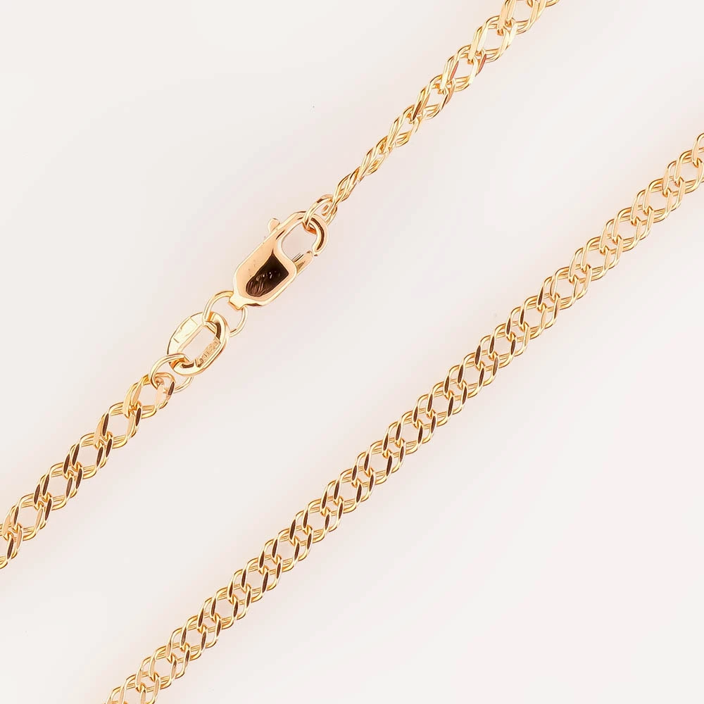 Цепь из красного золота 585 пробы