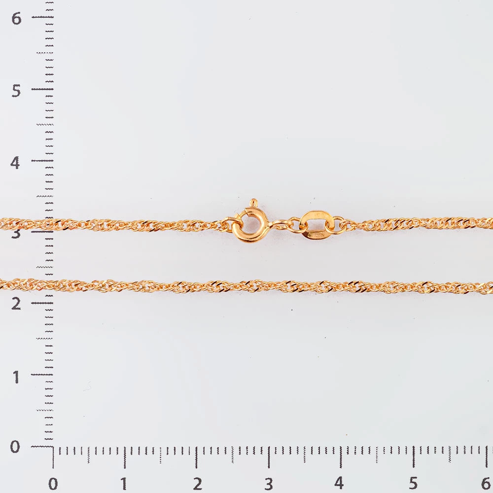 Цепь из красного золота 585 пробы